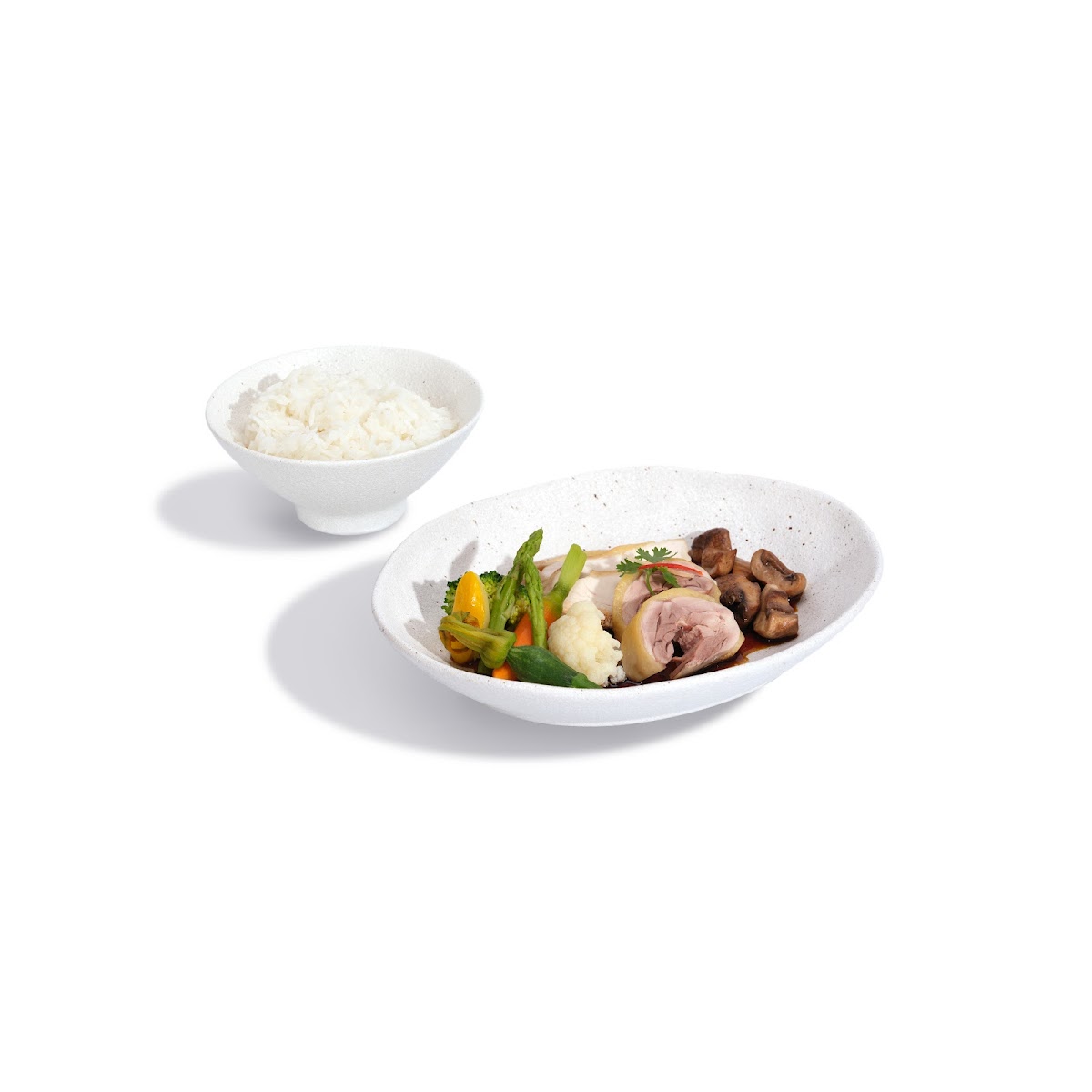 STEAMED FREE-RANGE CHICKEN