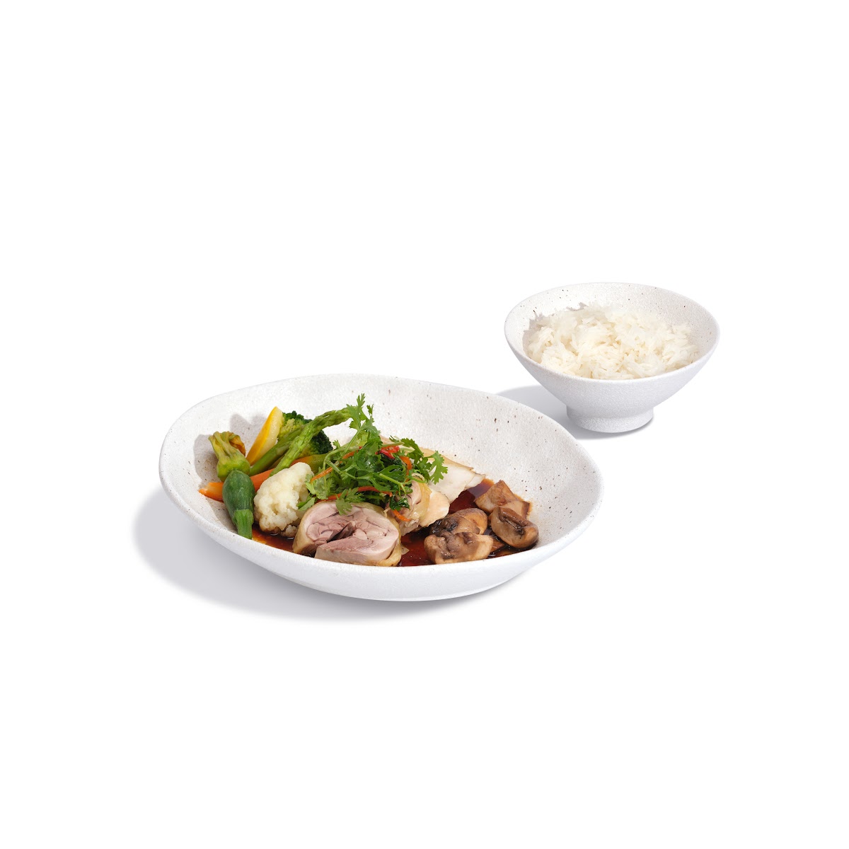 STEAMED FREE-RANGE CHICKEN