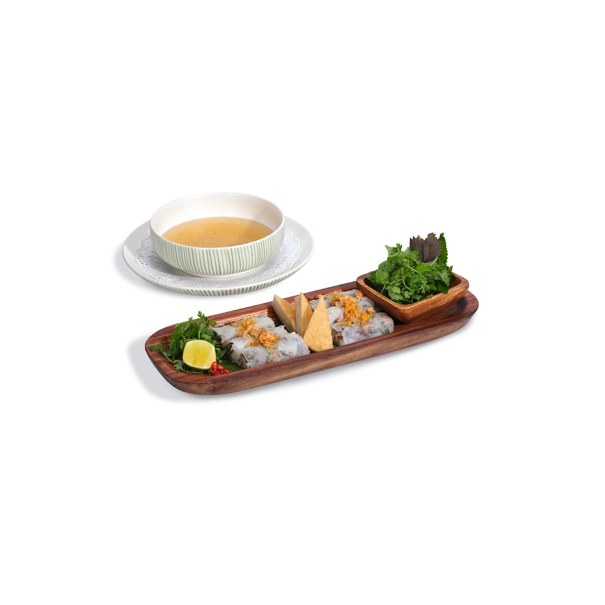 STEAMED RICE ROLLS
